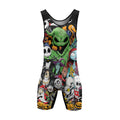 Merry Nightmare Holiday Wrestling Singlet