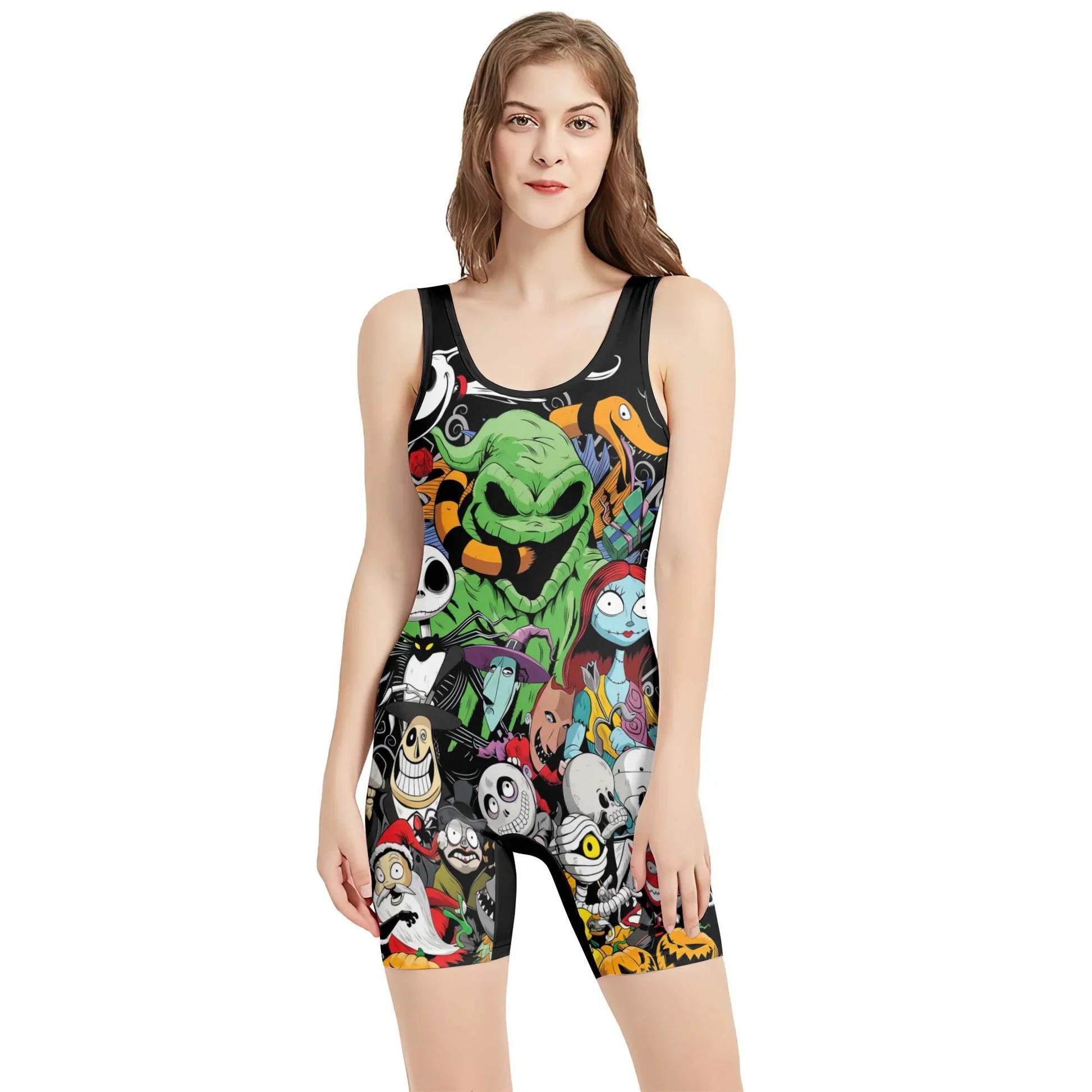 Merry Nightmare Holiday Wrestling Singlet
