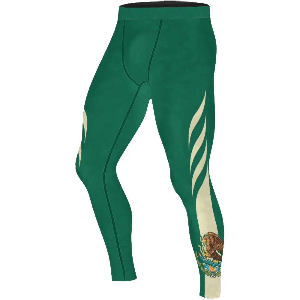Mexican Heritage Force Men's Compression Leggings