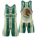 Mexican Heritage Force Wrestling Singlet