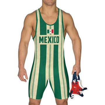 Mexican Heritage Force Wrestling Singlet