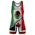 Mexico Canada Wrestling Singlet