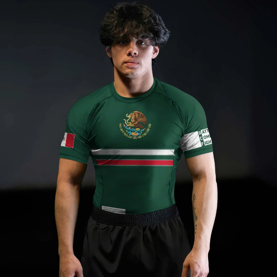 Mexico Combat Fighter Rash Guard