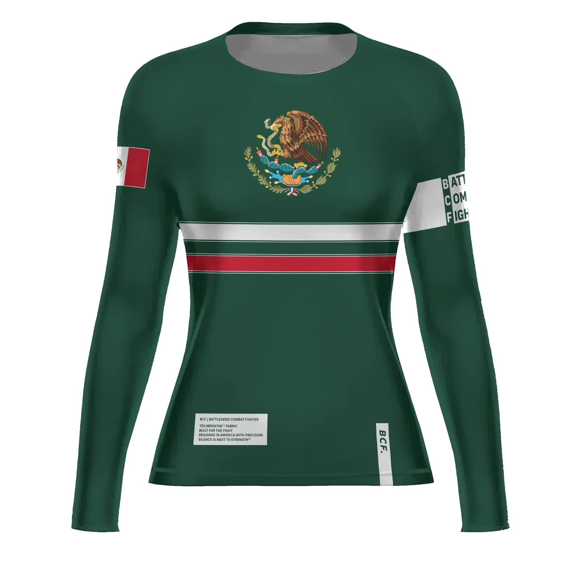 Mexico Combat Fighter Rash Guard