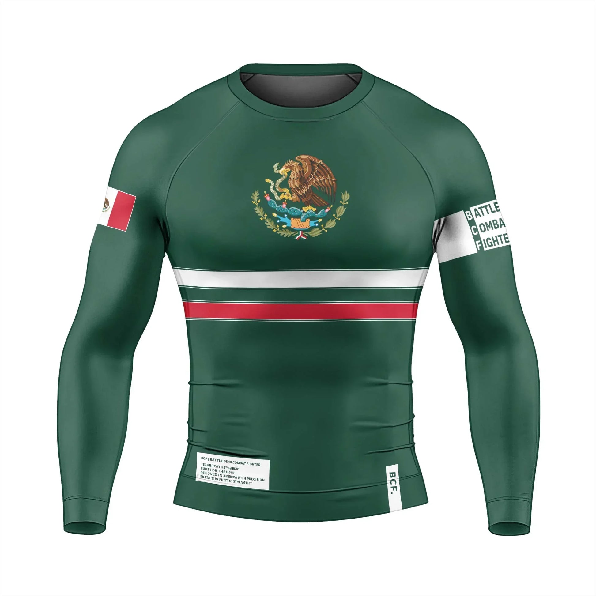 Mexico Combat Fighter Rash Guard