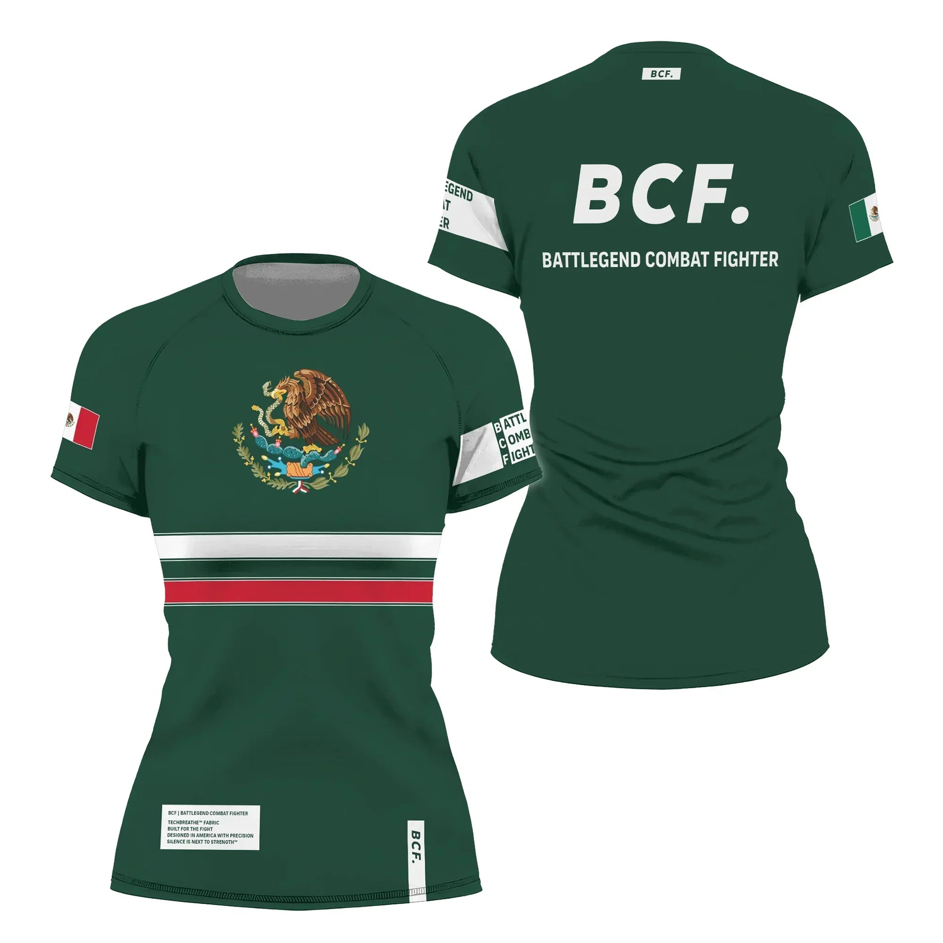 Mexico Combat Fighter Rash Guard