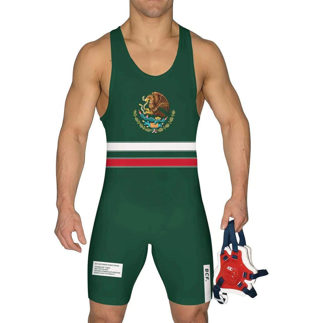 Mexico Combat Fighter Wrestling Singlet