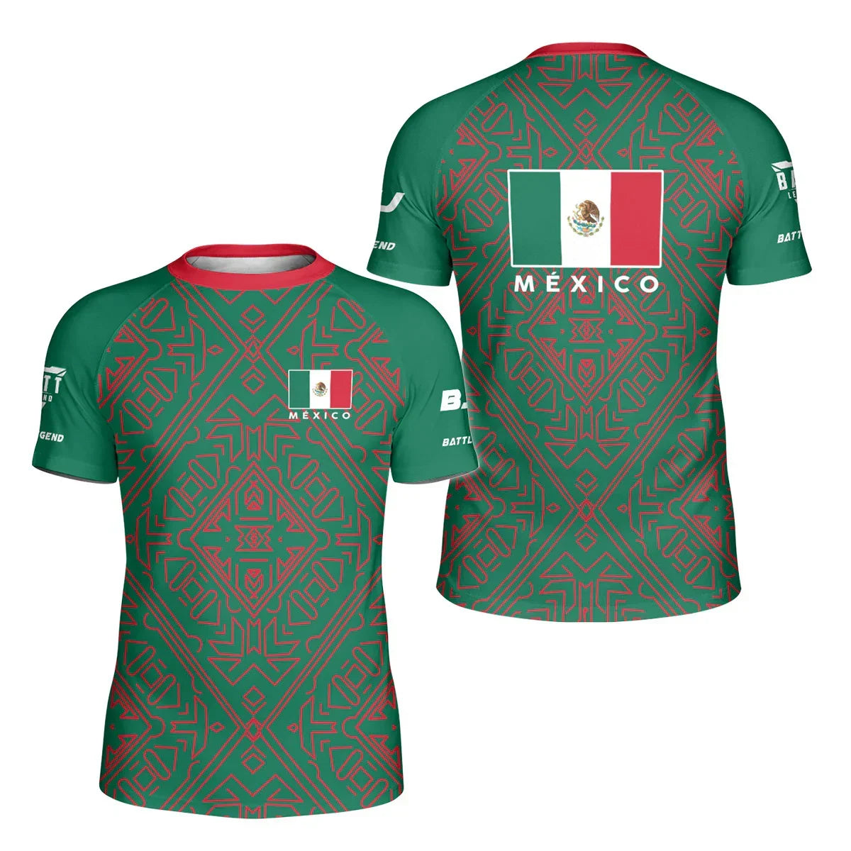 Mexico Flag Kids Rash Guard