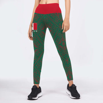 Mexico Flag Leggings