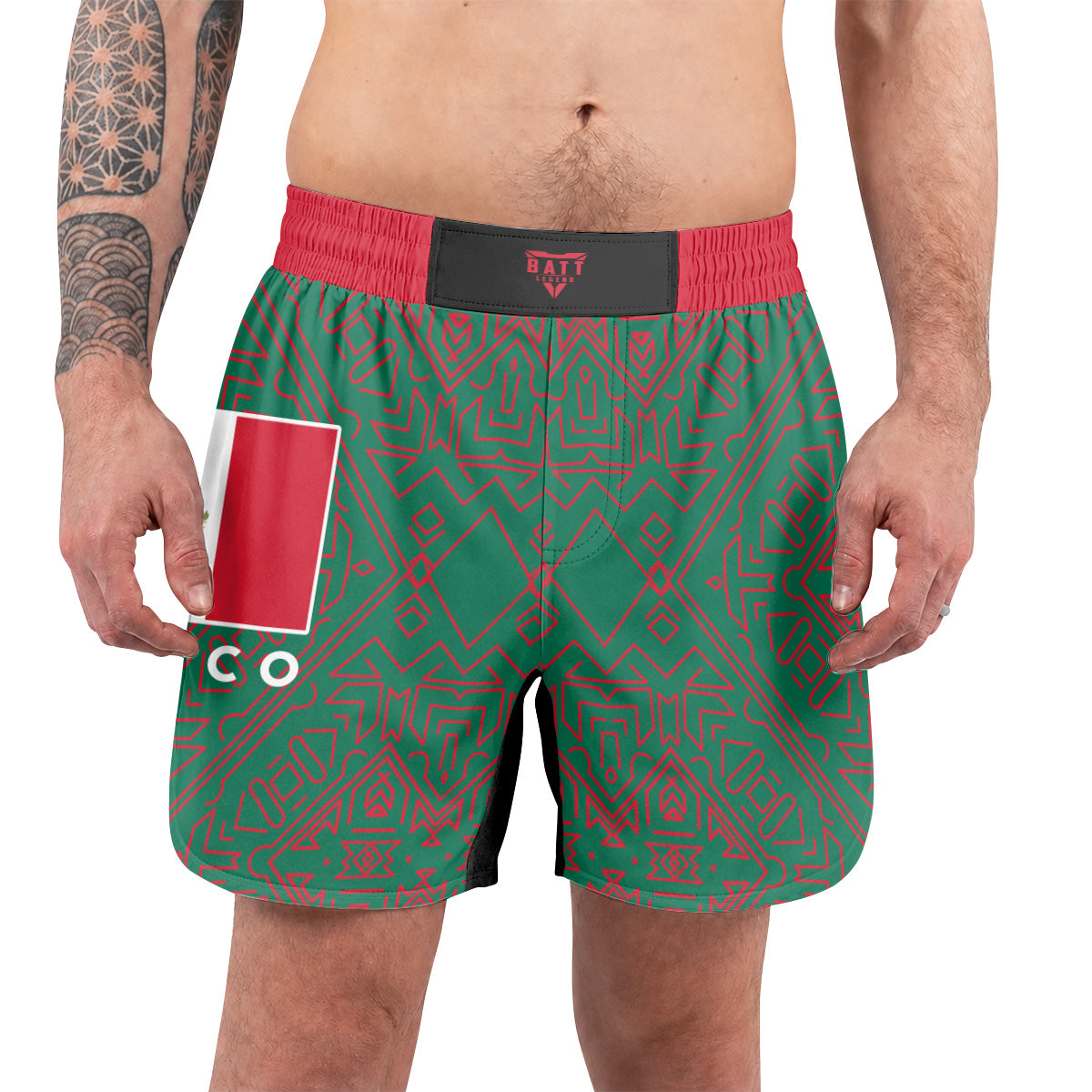 Mexico Flag Grappling Shorts