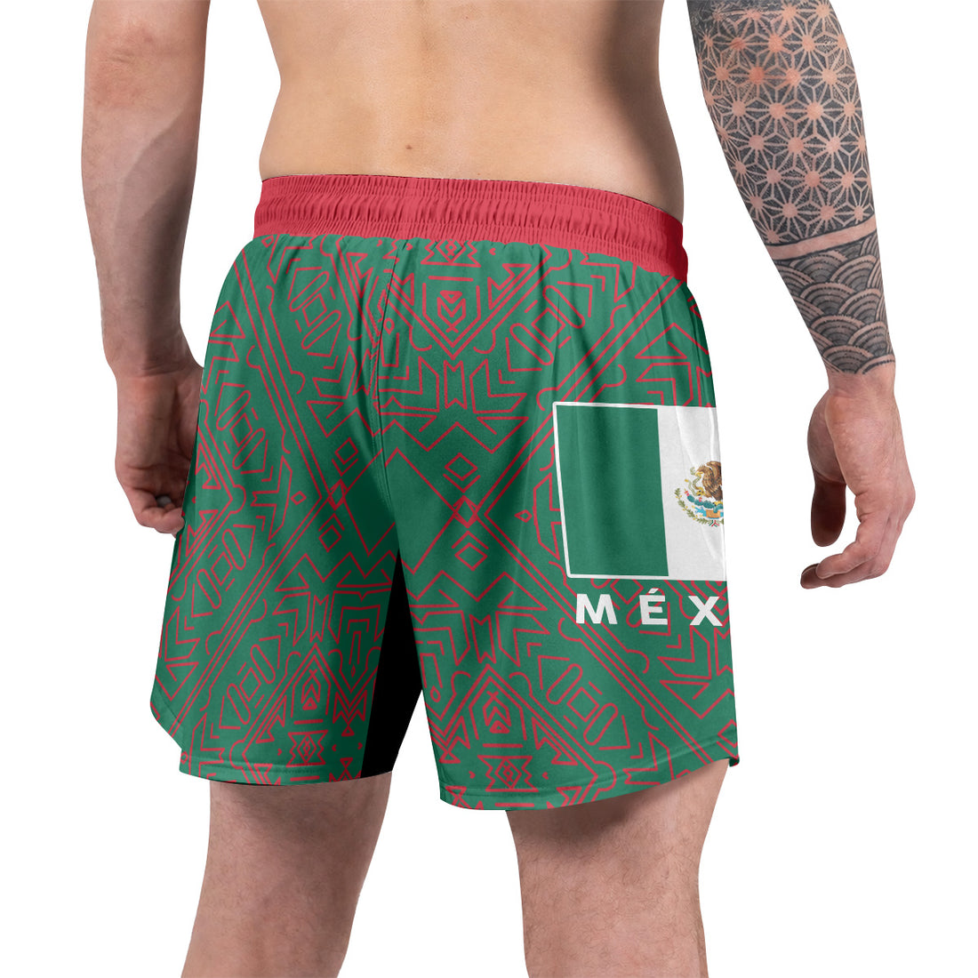 Mexico Flag Grappling Shorts