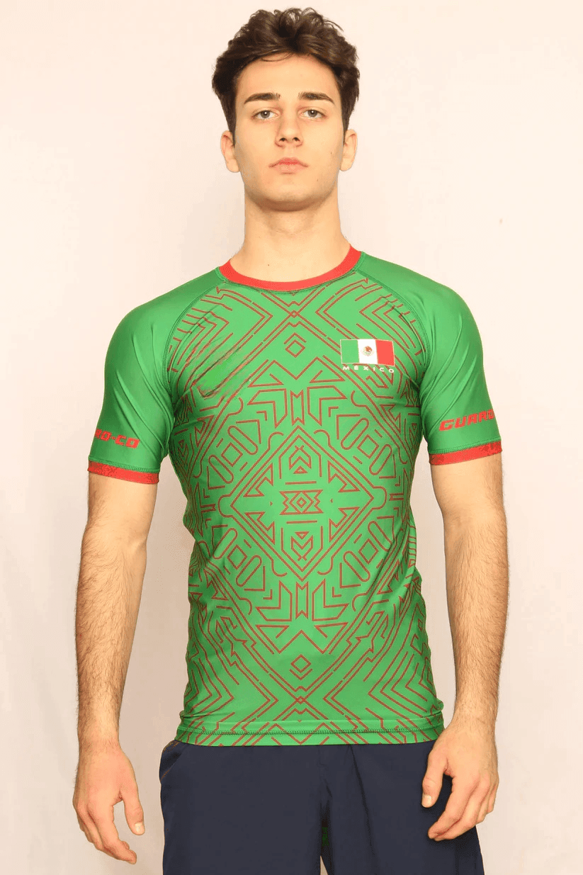 Mexico Short Sleeve Rash Guard