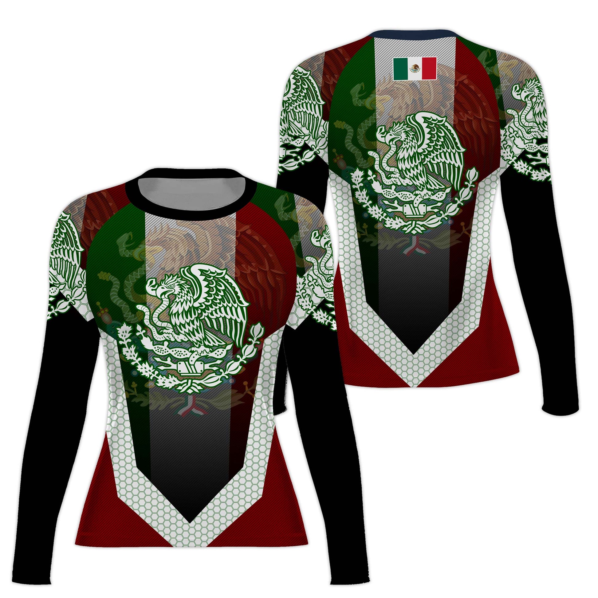 Mexico Symbol Rash Guard
