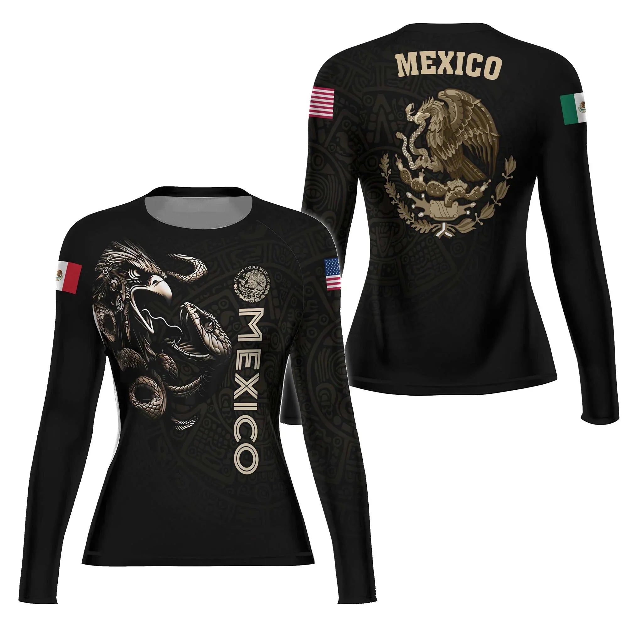 Mexico x America Rash Guard - Athletic Performance