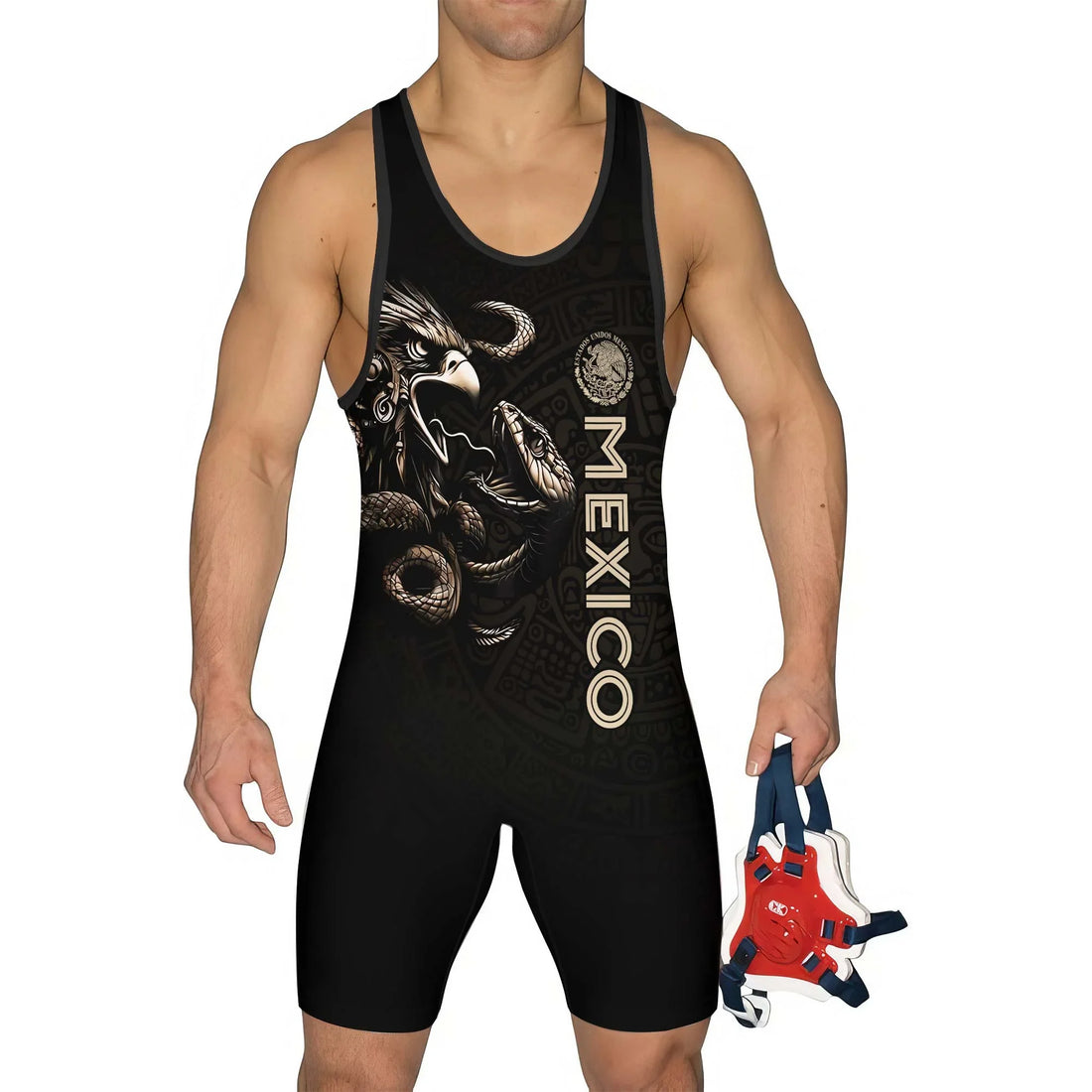 Mexico x America Wrestling Singlet