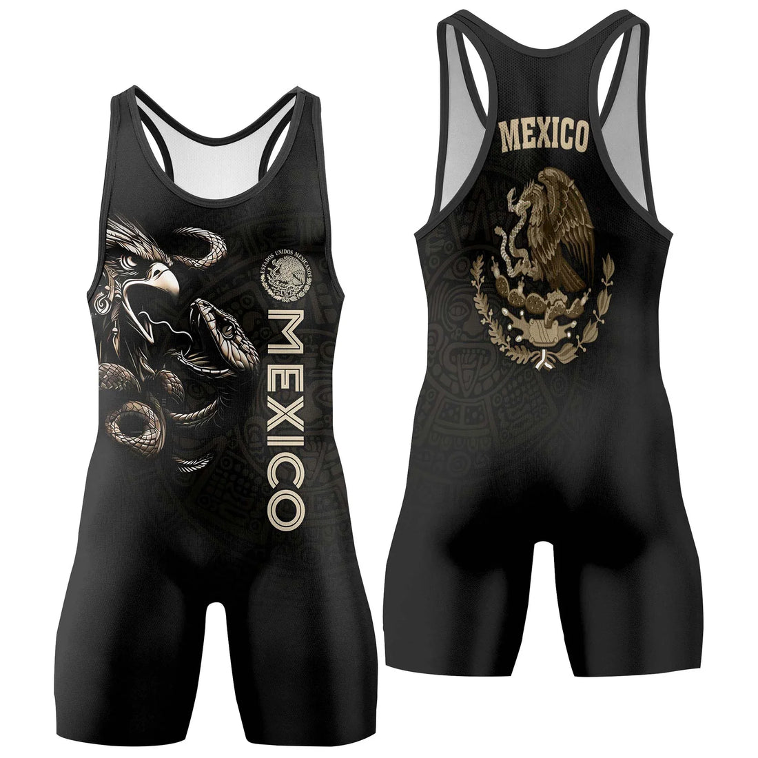 Mexico x America Wrestling Singlet