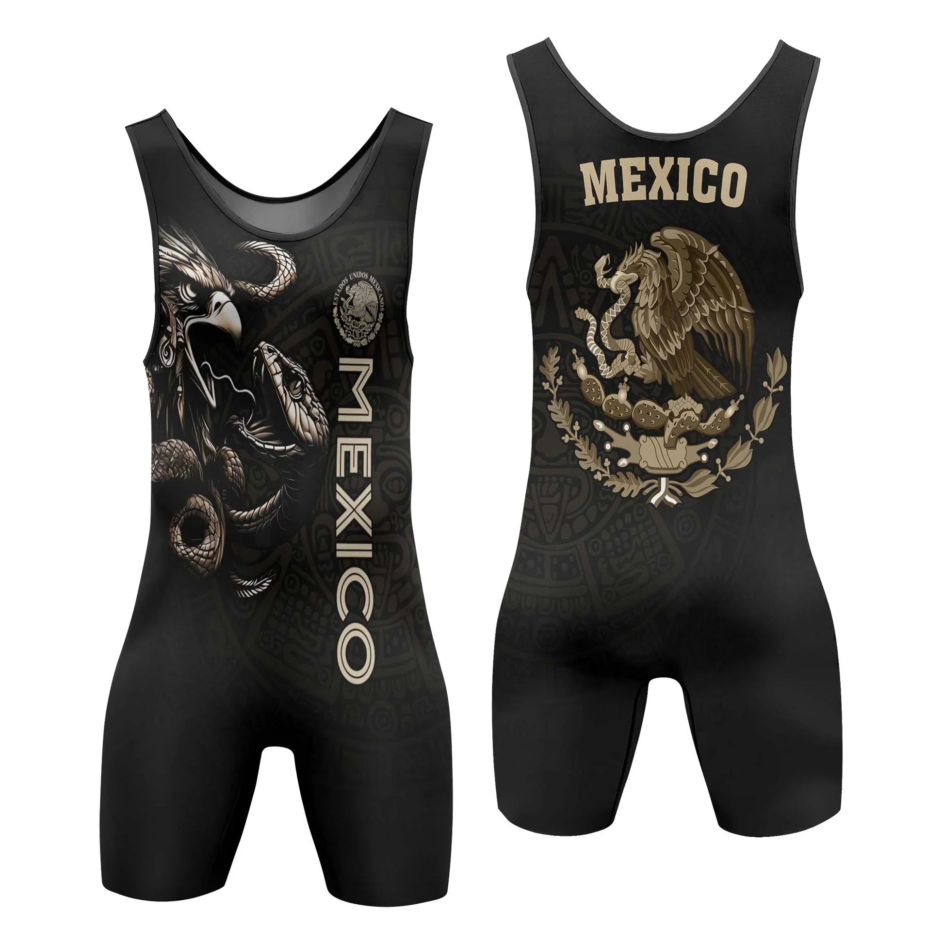 Mexico x America Wrestling Singlet