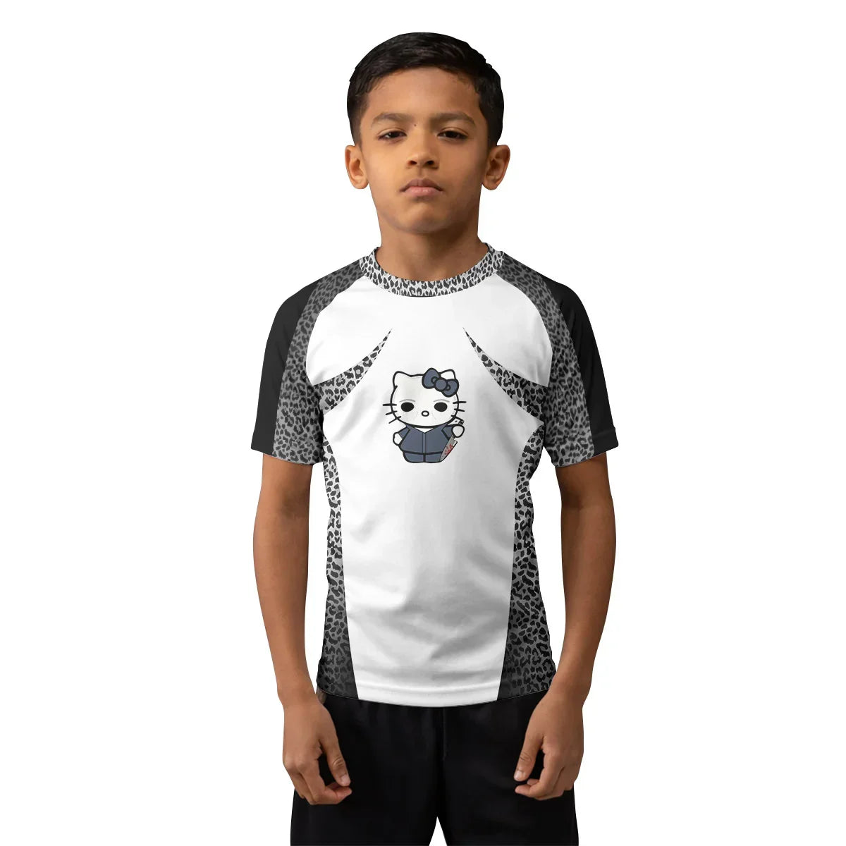Michael Kitty Kids Rash Guard
