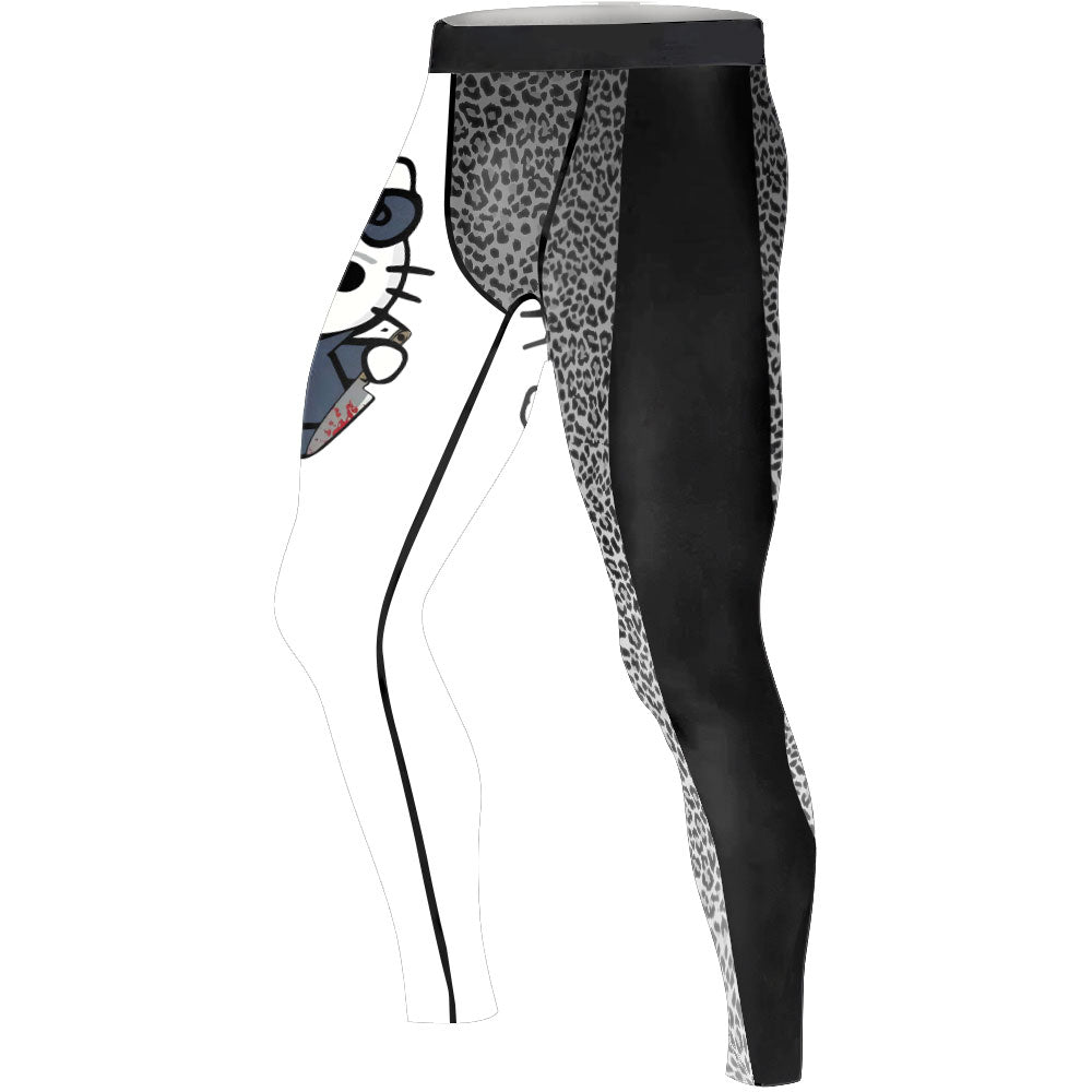 Michael Kitty Men's Compression Leggings