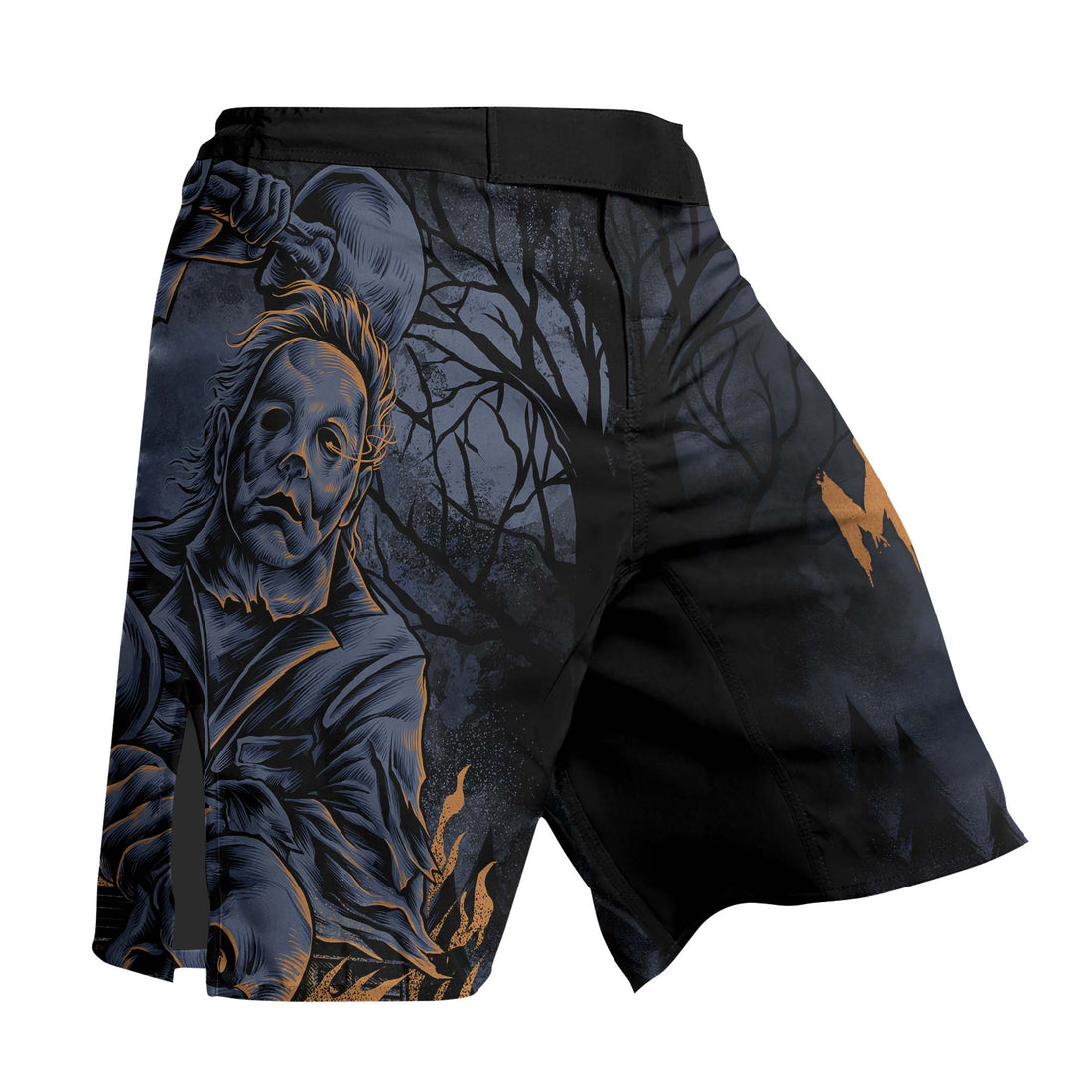 Michael Myer Skull Dumbbell Fight Shorts