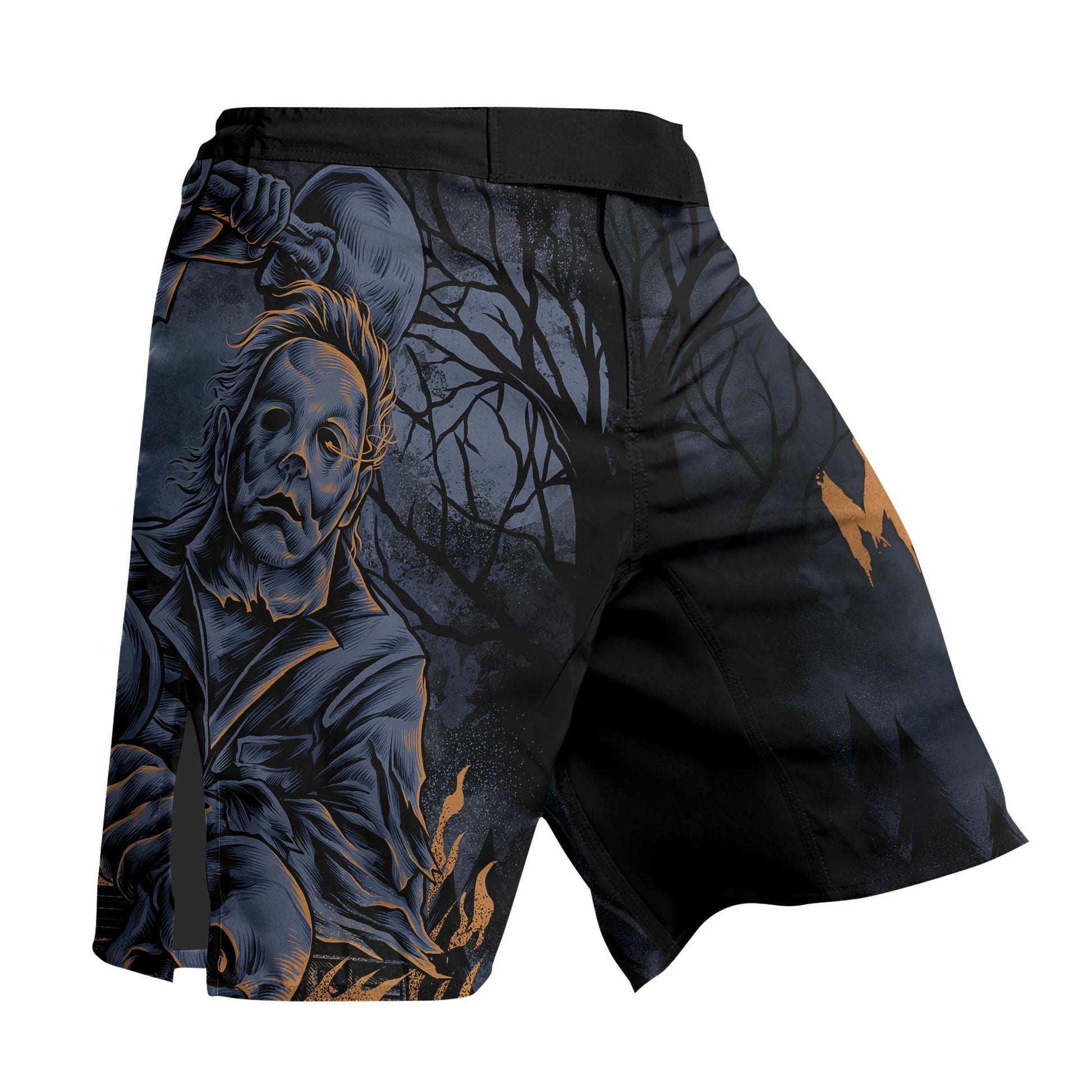 Michael Myer Skull Dumbbell Fight Shorts