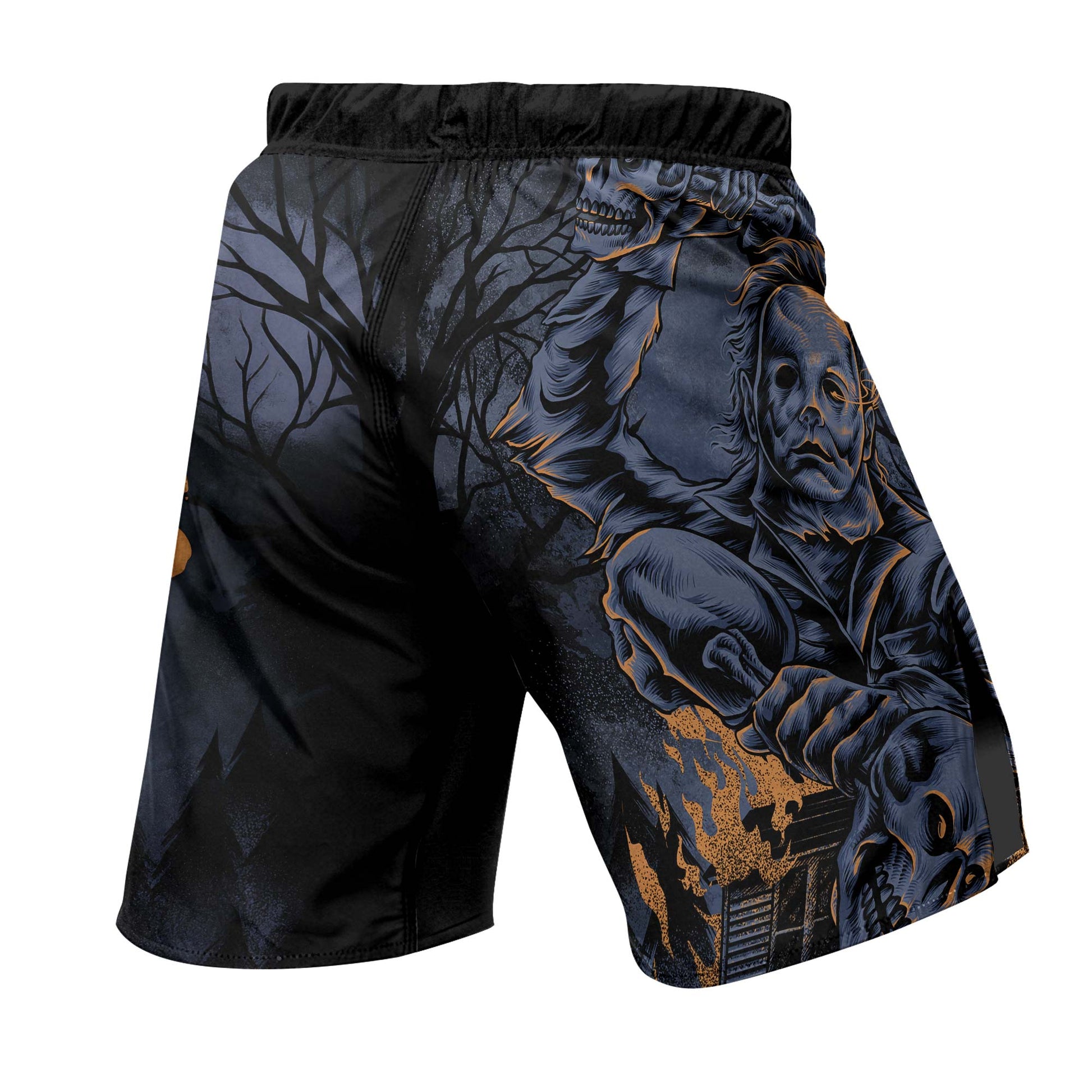 Michael Myer Skull Dumbbell Fight Shorts