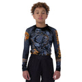 Michael Myer Skull Dumbbell Kids Rash Guard