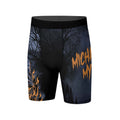 Michael Myer Skull Dumbbell Men's Compression Leggings
