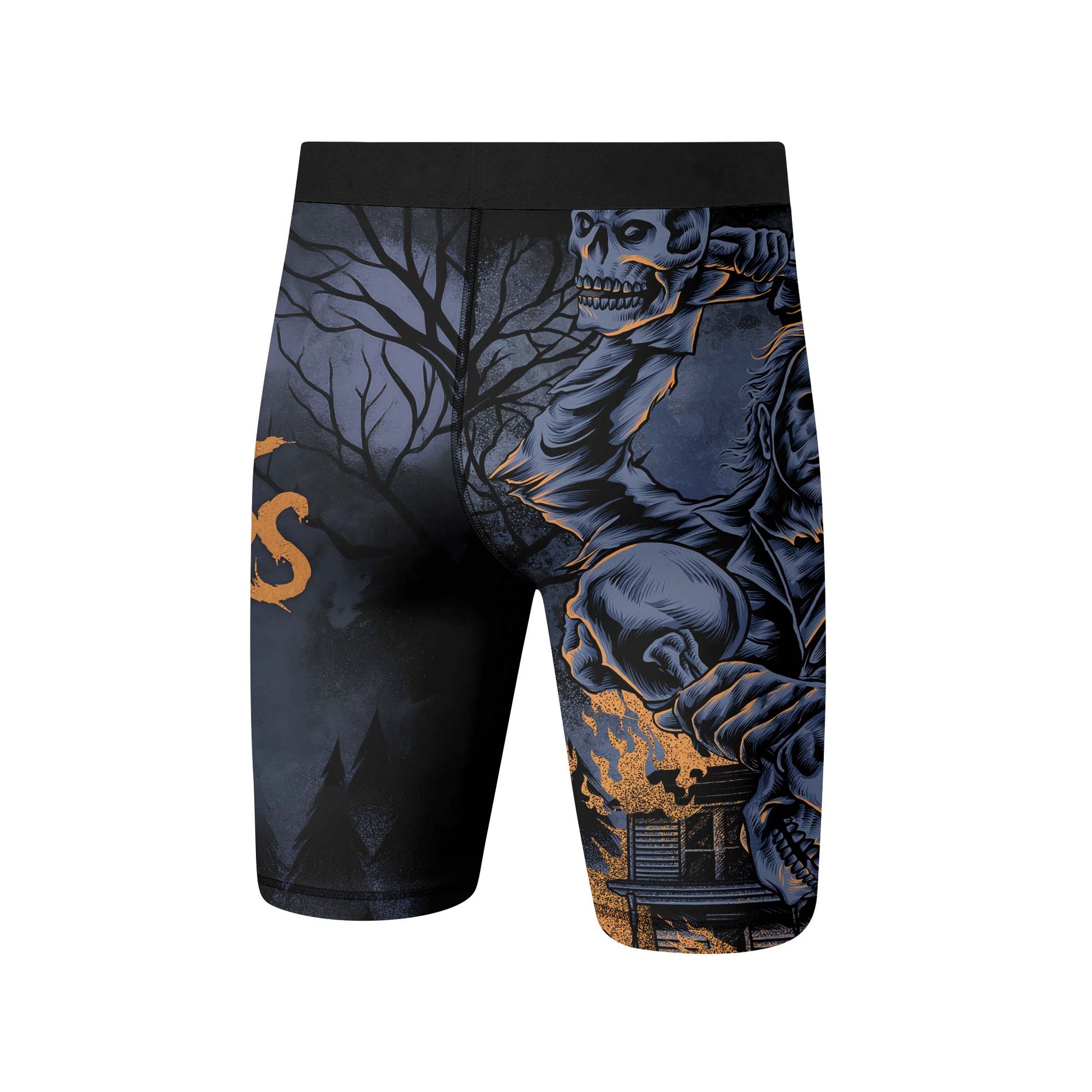 Michael Myer Skull Dumbbell Men's Compression Leggings