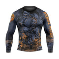 Michael Myer Skull Dumbbell Rash Guard