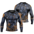 Michael Myer Skull Dumbbell Rash Guard