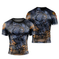 Michael Myer Skull Dumbbell Rash Guard