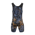 Michael Myer Skull Dumbbell Wrestling Singlet