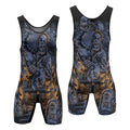 Michael Myer Skull Dumbbell Wrestling Singlet