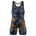 Michael Myer Skull Dumbbell Wrestling Singlet