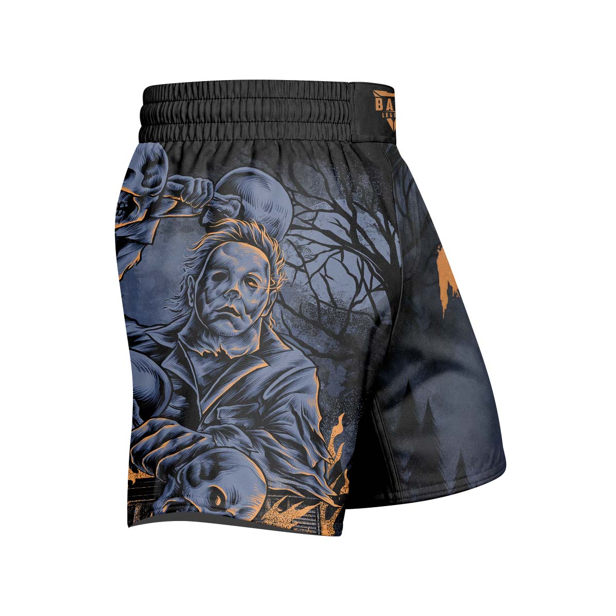 Michael Myer Skull Dumbbell Grappling Shorts