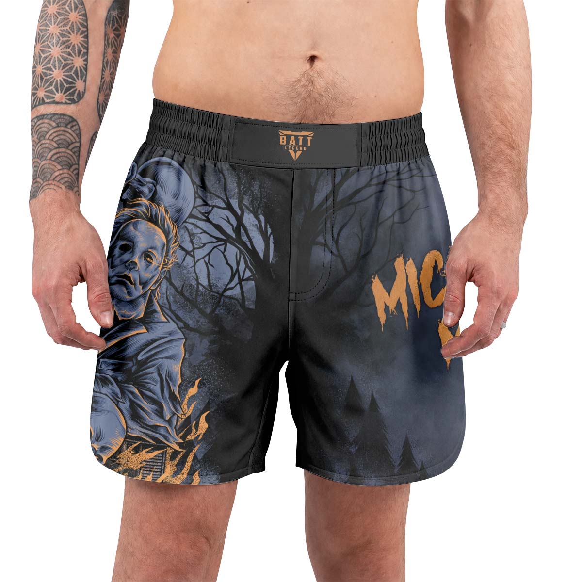 Michael Myer Skull Dumbbell Grappling Shorts