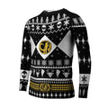 Mighty Morphin Black Ranger Christmas Kids Rash Guard