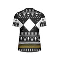 Mighty Morphin Black Ranger Christmas Kids Rash Guard