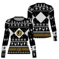Mighty Morphin Black Ranger Christmas Rash Guard