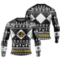 Mighty Morphin Black Ranger Christmas Rash Guard