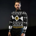 Mighty Morphin Black Ranger Christmas Rash Guard