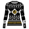 Mighty Morphin Black Ranger Christmas Rash Guard