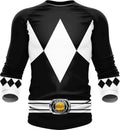 Mighty Morphin Black Ranger Long Sleeve Rash Guard
