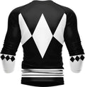 Mighty Morphin Black Ranger Long Sleeve Rash Guard