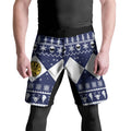 Mighty Morphin Blue Ranger Christmas Fight Shorts
