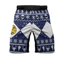 Mighty Morphin Blue Ranger Christmas Fight Shorts