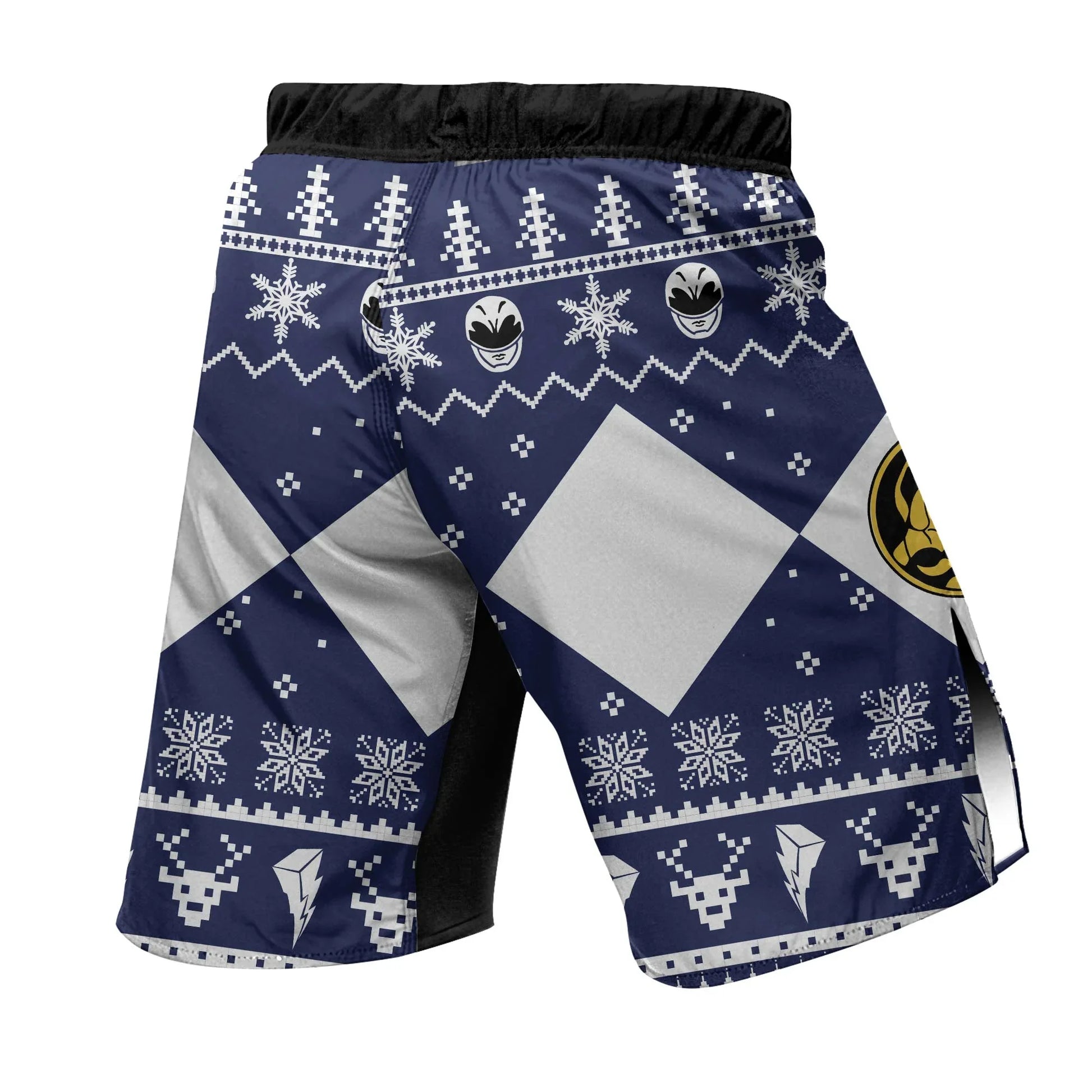 Mighty Morphin Blue Ranger Christmas Fight Shorts