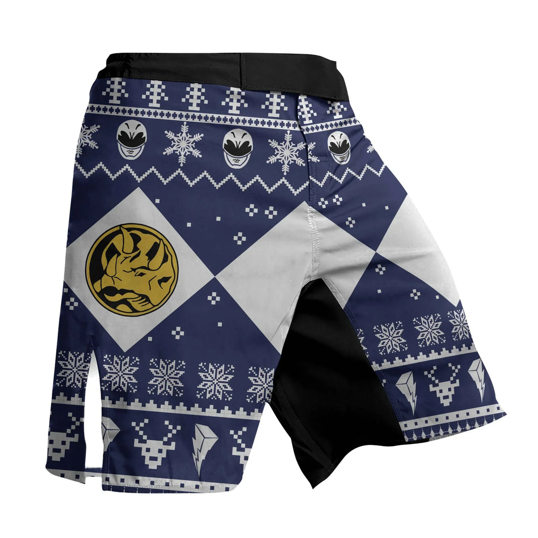 Mighty Morphin Blue Ranger Christmas Fight Shorts