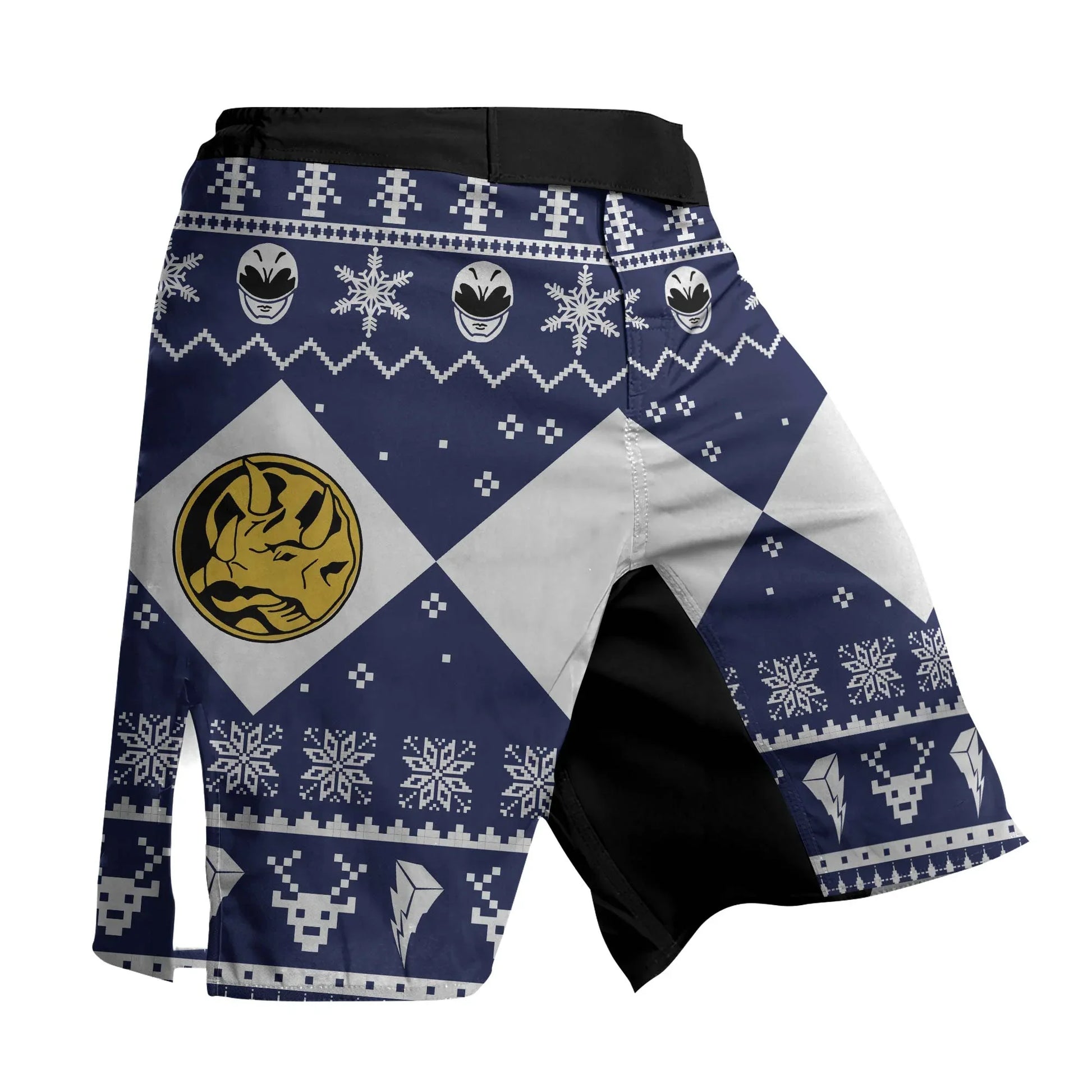 Mighty Morphin Blue Ranger Christmas Fight Shorts
